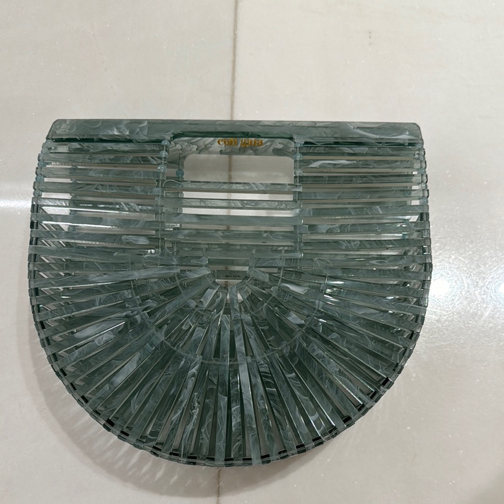 Cult Gaia beach acrylic bag